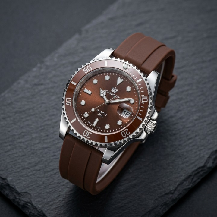 Luxury Brown Sports Watch