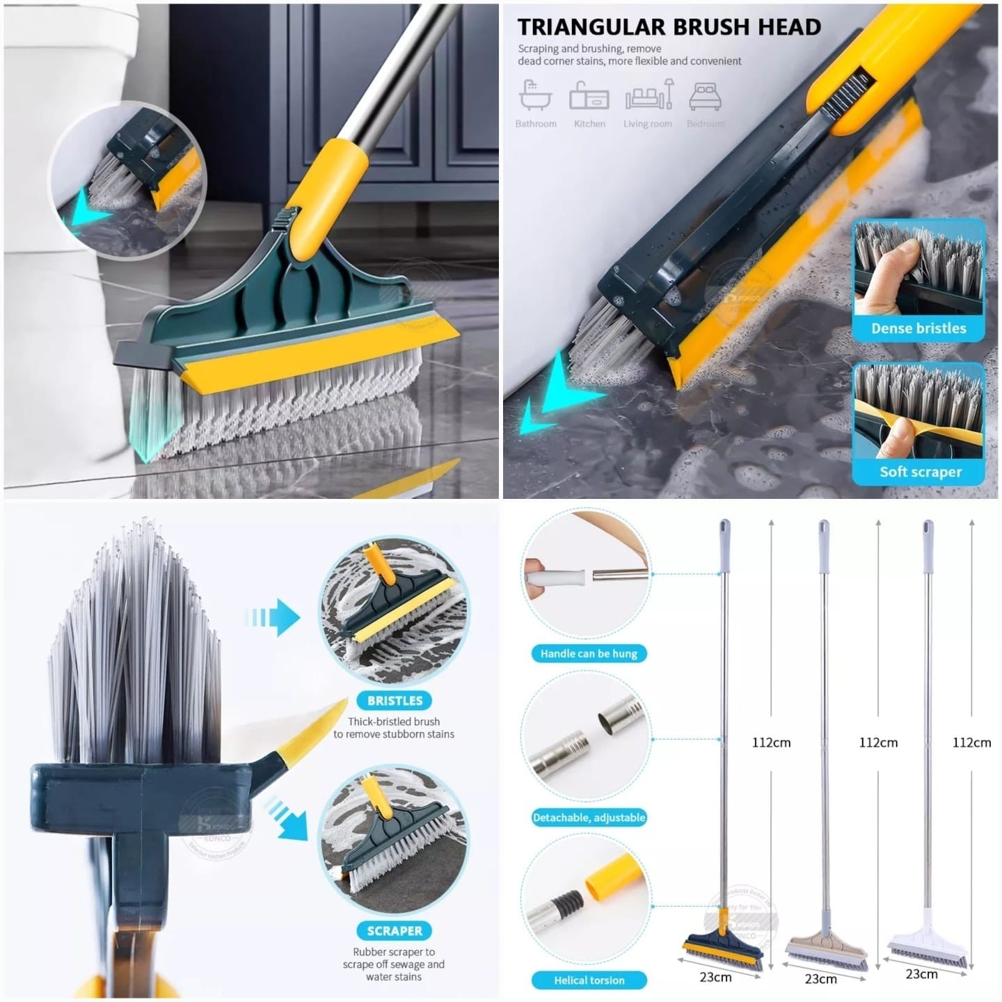 Multi-Purpose Floor Cleaning Brush