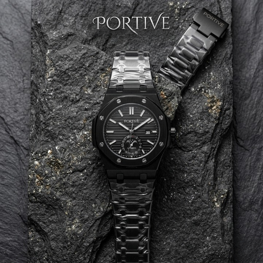 Portive Premium Black Watch